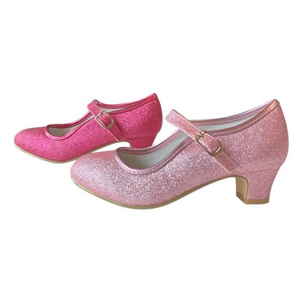 Grote foto spaanse schoenen roze glitter nieuw maat 25 binnenmaat 16 kinderen en baby schoenen voor meisjes