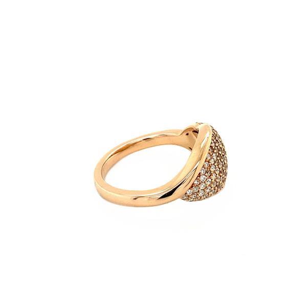 Grote foto rosegouden ring met diamant 14 krt nieuw 2475 sieraden tassen en uiterlijk ringen voor haar