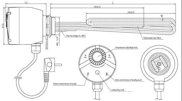 Grote foto elektrisch verwarmingselement 3kw doe het zelf en verbouw geisers en boilers