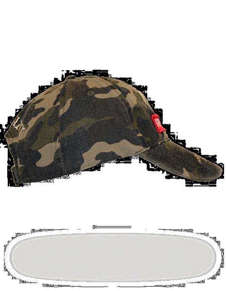 Grote foto fox originals camouflage kappe mit leichtes print kleding dames hoeden en petten