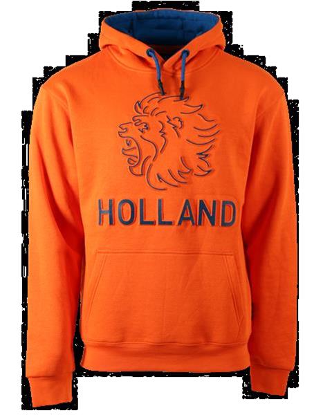 Grote foto fox originals holland embossed hooded sweater maat m kleding heren truien en vesten