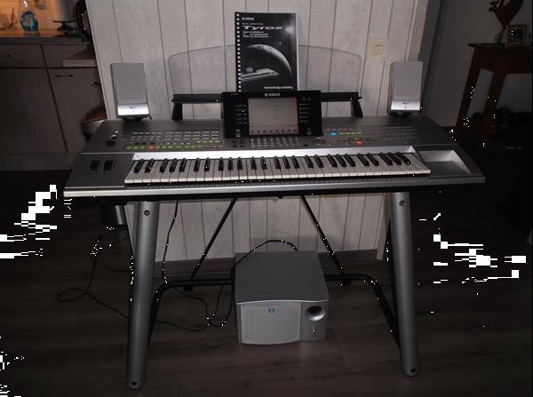 Grote foto yamaha tyros 1 muziek en instrumenten keyboards