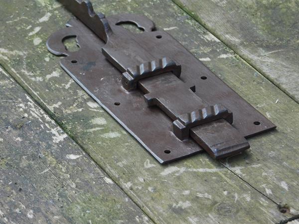 Grote foto groot schuifslot voor poorten en deuren huis en inrichting woningdecoratie