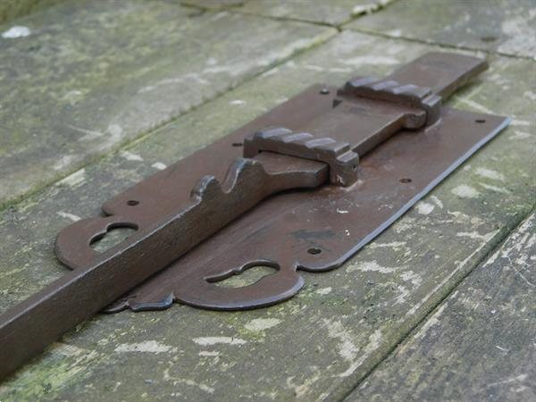 Grote foto groot schuifslot voor poorten en deuren huis en inrichting woningdecoratie