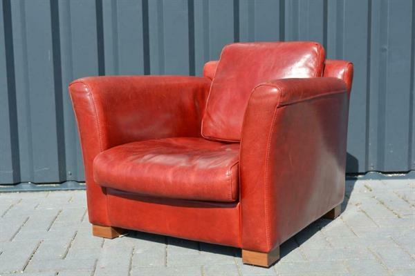 Grote foto leren fauteuil baxter antiek en kunst stoelen en banken
