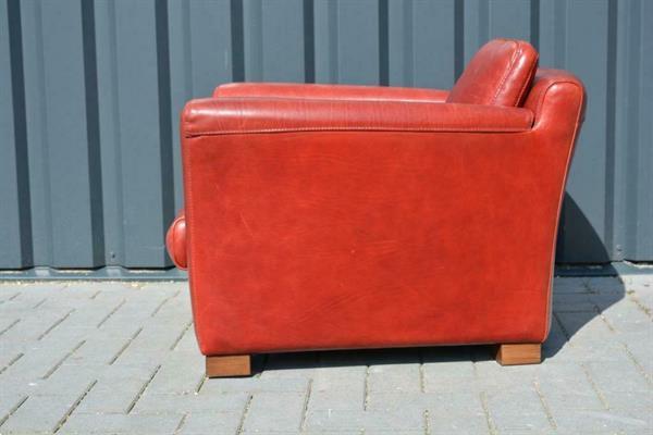Grote foto leren fauteuil baxter antiek en kunst stoelen en banken