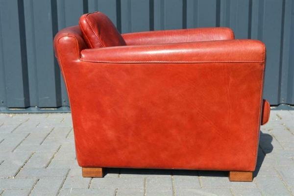 Grote foto leren fauteuil baxter antiek en kunst stoelen en banken