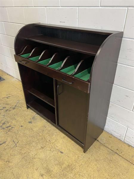 Grote foto houten bestekkast 100 cm horeca diversen overige diversen