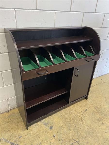 Grote foto houten bestekkast 100 cm horeca diversen overige diversen