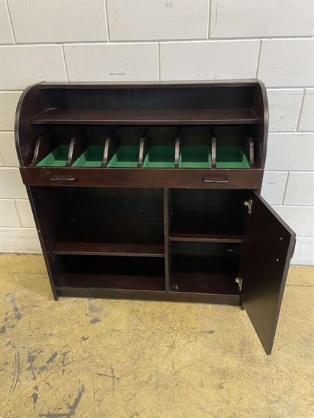 Grote foto houten bestekkast 100 cm horeca diversen overige diversen