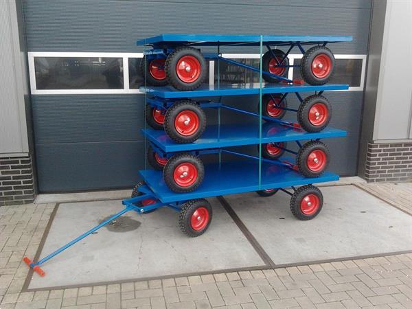 Grote foto transportwagen wagen kar 80x200 cm. extra smal agrarisch landbouw