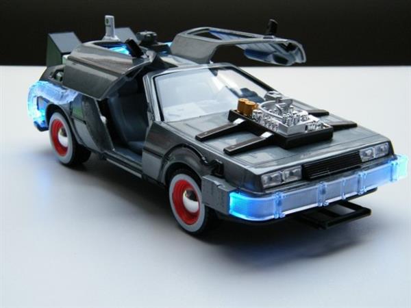 Grote foto modelauto delorean back to the future 3 1 24 hobby en vrije tijd 1 24