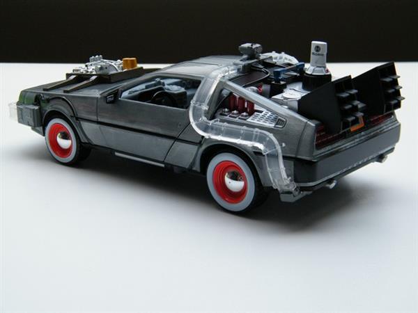 Grote foto modelauto delorean back to the future 3 1 24 hobby en vrije tijd 1 24