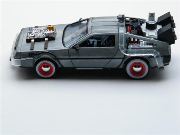 Grote foto modelauto delorean back to the future 3 1 24 hobby en vrije tijd 1 24