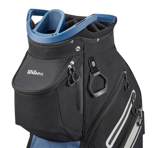 Grote foto wilson staff exo 2 cartbag black navy sport en fitness golf