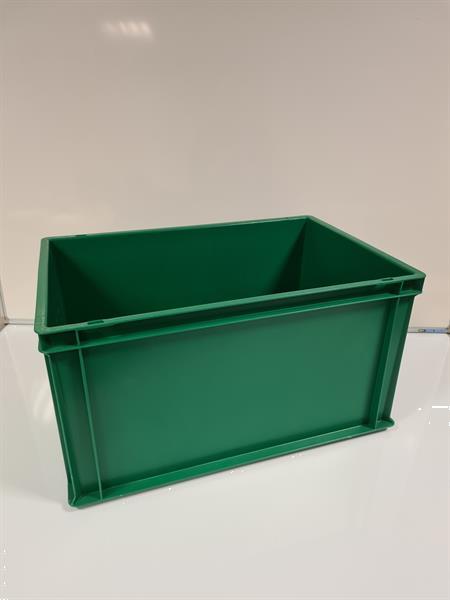 Grote foto 60x40x32 kunststof bak groen pp gesloten verstevigde bod doe het zelf en verbouw materialen en producten