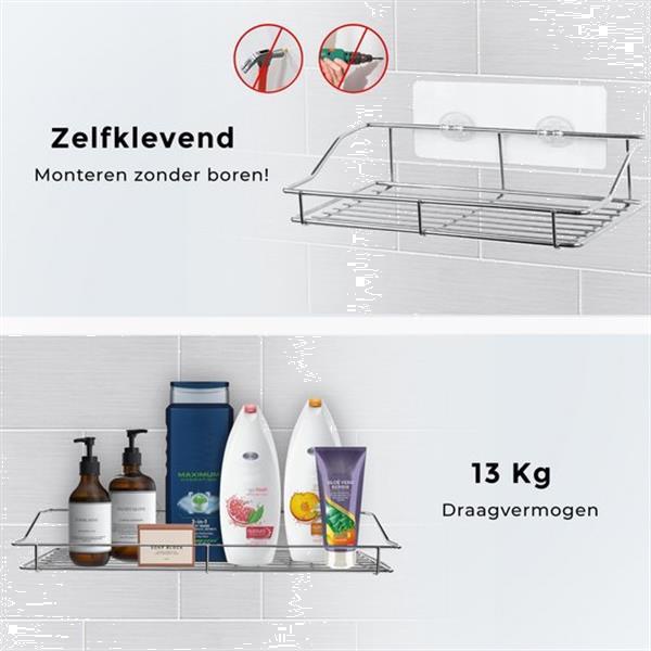LifeGoods Zelfklevend Doucherek 2 Stuks Kopen Complete Badkamers