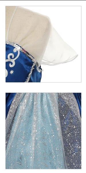 Grote foto prinsessenjurk donker blauw broche en gratis kroon 3 4 jaa kinderen en baby overige