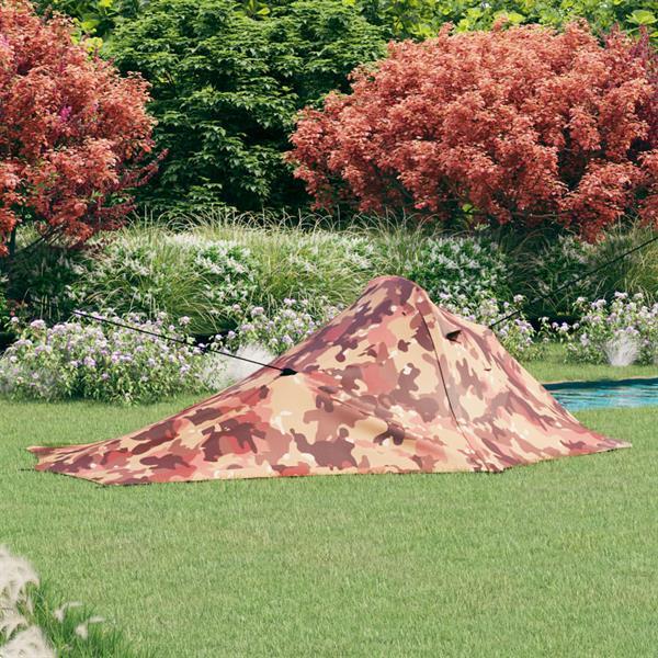 Grote foto vidaxl tent 317x240x100 cm camouflage caravans en kamperen kampeertoebehoren