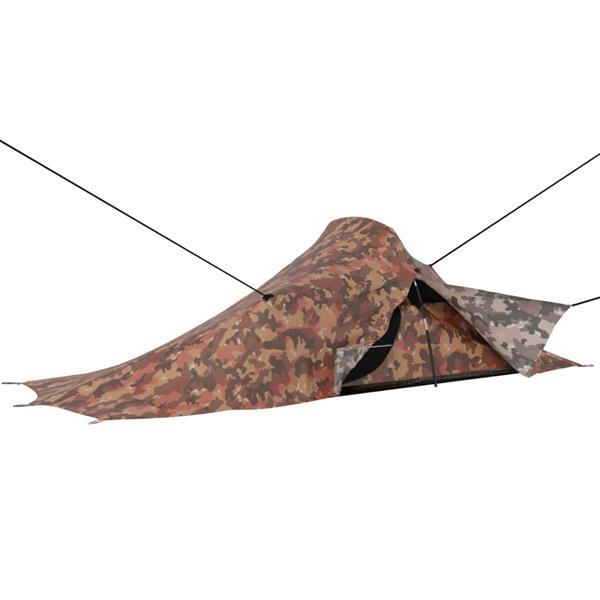 Grote foto vidaxl tent 317x240x100 cm camouflage caravans en kamperen kampeertoebehoren