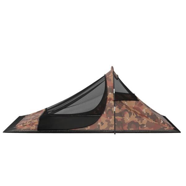 Grote foto vidaxl tent 317x240x100 cm camouflage caravans en kamperen kampeertoebehoren