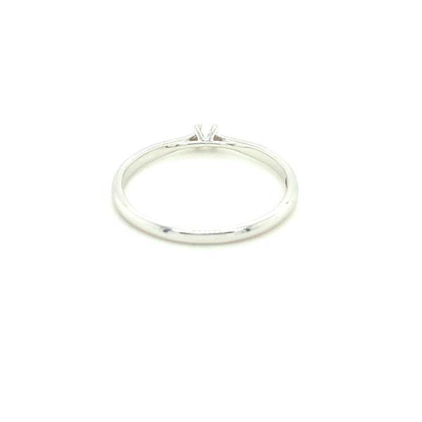 Grote foto solitair ring 14 karaat witgoud met 0.10 ct. diamant 50 sieraden tassen en uiterlijk ringen voor haar