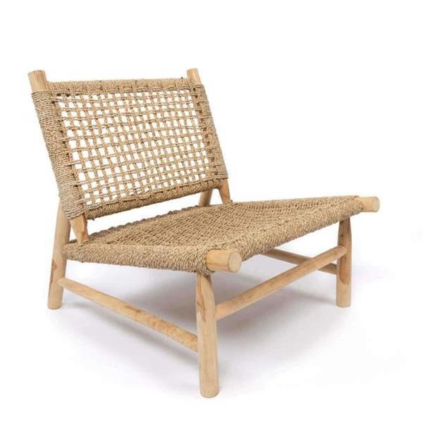 Grote foto bohemian stoel naturel met jute bespanning the island sisa huis en inrichting stoelen