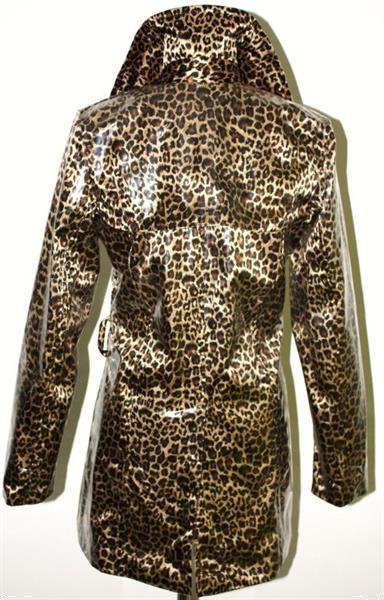 Grote foto giri design waist coat in leopard. kleding dames jassen zomer