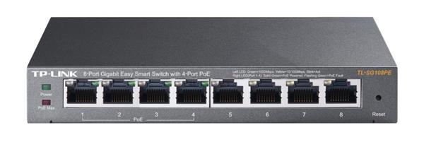 Grote foto tp link tl sg108pe unmanaged gigabit ethernet 10 100 1000 computers en software netwerkkaarten routers en switches