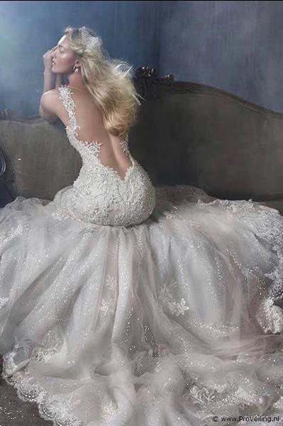 Grote foto online veiling vintage trouwjurk kleding dames trouwkleding