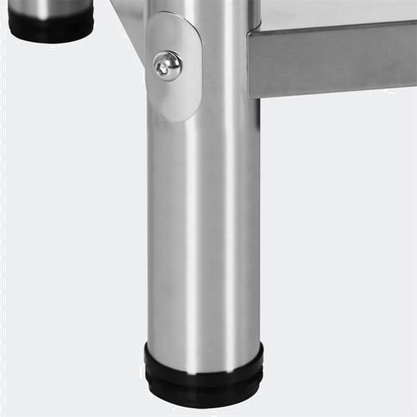 Grote foto werktafel inox rvs tuintafel 100 x 60 x 85 cm huis en inrichting keukens