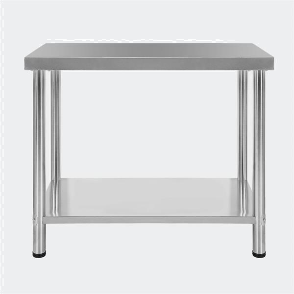Grote foto werktafel inox rvs tuintafel 100 x 60 x 85 cm huis en inrichting keukens