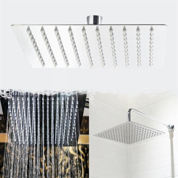 Grote foto regendouche douchekop vierkant rvs 40x40cm doe het zelf en verbouw sanitair