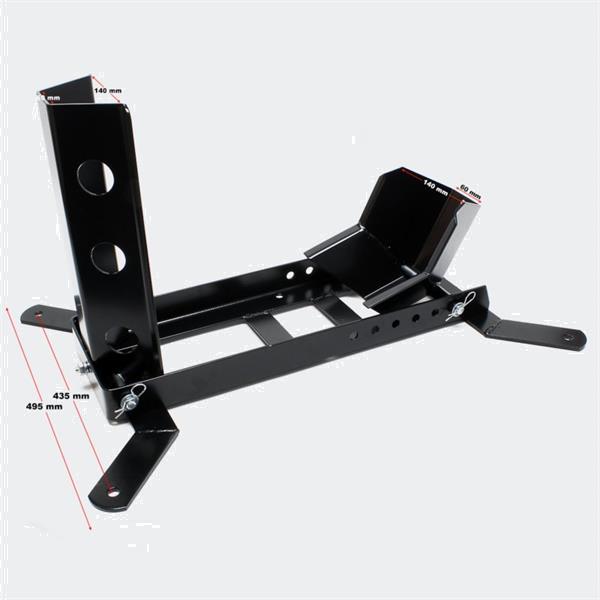 Grote foto inrijwielklem motorfiets standaard voor achterwiel 450kg z auto onderdelen auto gereedschap