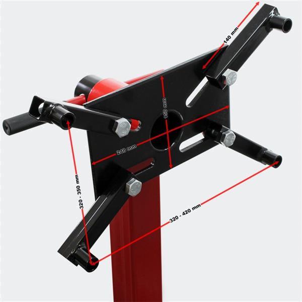 Grote foto motorblok ondersteuning motorsteun inklapbaar tot 900 kg auto onderdelen auto gereedschap
