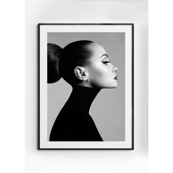 Grote foto angelina poster gedrukt papier zwart wit 50 70 cm verzamelen overige verzamelingen