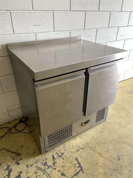 Grote foto rvs saro koelwerkbank met 2 deuren 92 cm 230v horeca diversen overige diversen