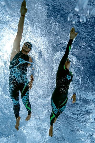 Grote foto arena w triwetsuit black xs sport en fitness zwemmen