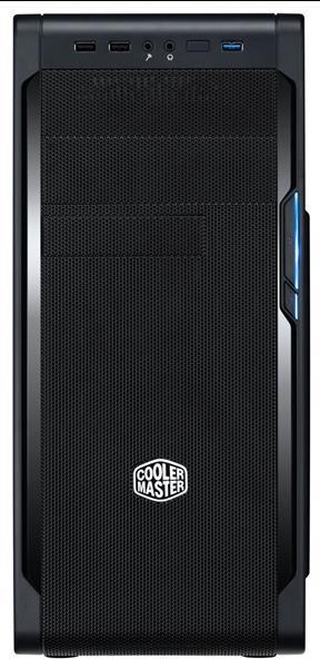 Grote foto cooler master n300 midi toren zwart computers en software behuizingen en kasten