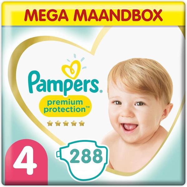 Grote foto pampers premium protection maat 4 mega maandbox 288 lu kinderen en baby dekens en slaapzakjes