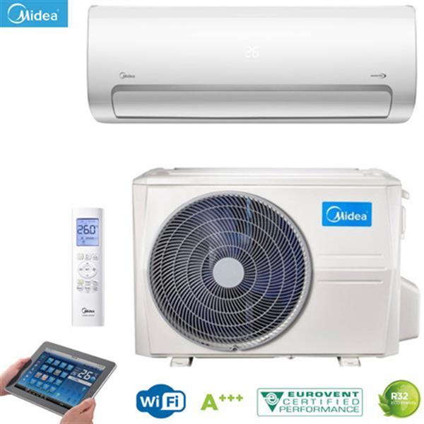 Grote foto midea mission pro 27 wand 1 x split 2.6 kw 9.000 btu witgoed en apparatuur ventilatoren en airco