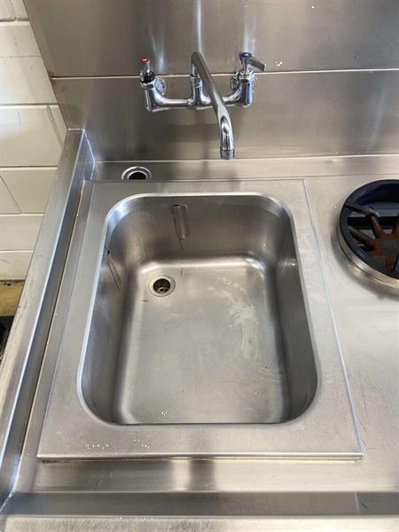 Grote foto rvs van holten woktafel wokfornuis 6 wokbranders 300 cm gas diversen overige diversen