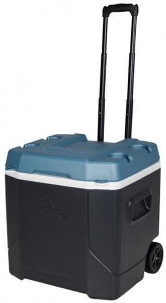 Grote foto koelbox maxcold profile 54 roller passief 51 liter blauw caravans en kamperen kampeertoebehoren