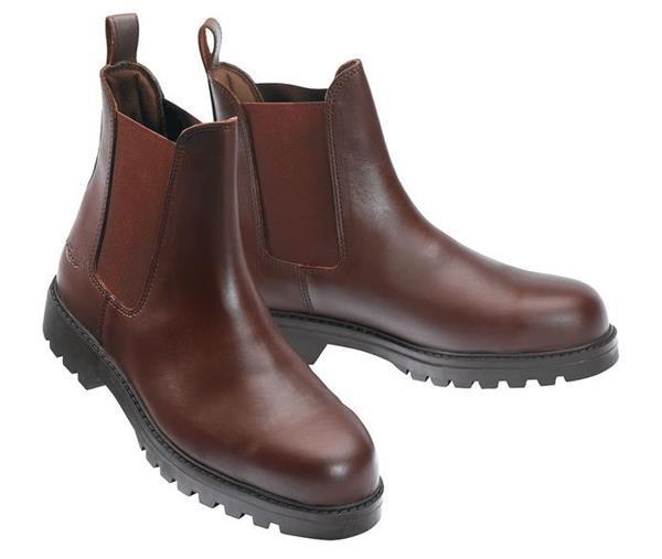 Grote foto leren jodphurs of paardrijschoenen met stalen neus dieren en toebehoren paarden accessoires