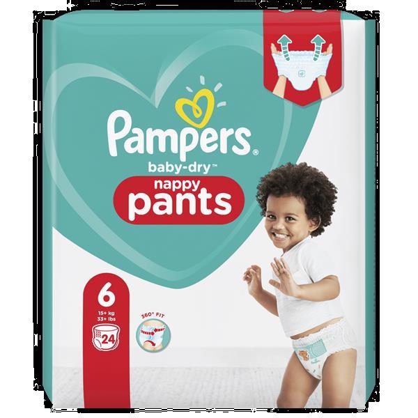 Grote foto pampers baby dry pants maat 6 small pack 24 luierbroek kinderen en baby dekens en slaapzakjes