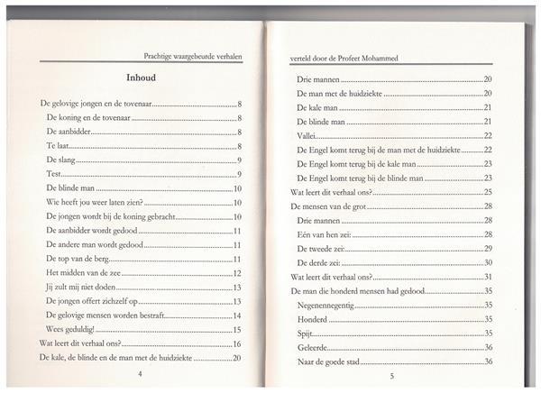Grote foto prachtige waargebeurde verhalen verteld door de profeet moha boeken overige boeken