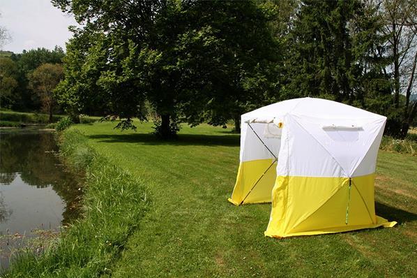 Grote foto werktent kubustent sneltent vouwtenten pop up. caravans en kamperen tenten