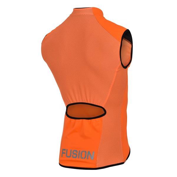 Grote foto fusion sli cycle vest orange size s kleding heren sportkleding