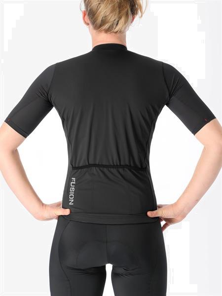 Grote foto fusion cycling jersey black dames size s kleding dames sportkleding