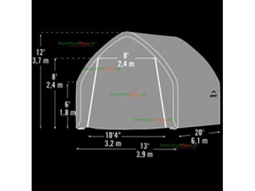 Grote foto opslagtent 6 1 x 3 7 m tuin en terras overige tuin en terras
